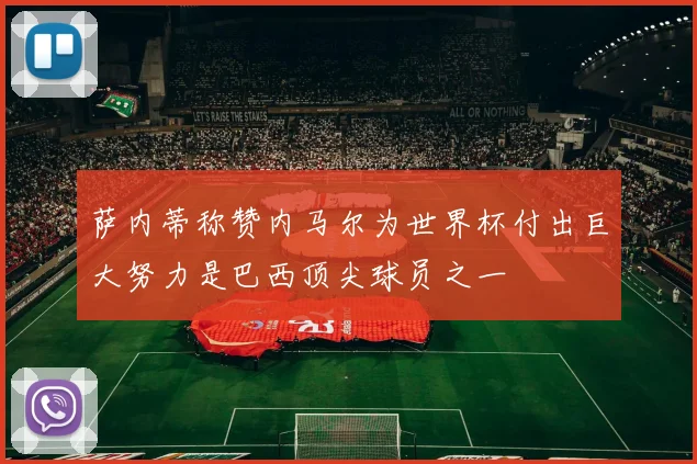 萨内蒂称赞内马尔为世界杯付出巨大努力是巴西顶尖球员之一